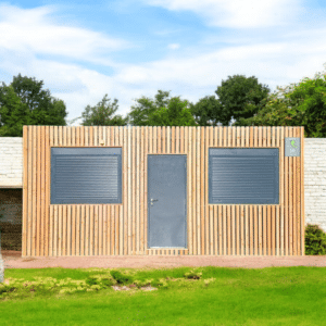 extension maison bungalow bardé bois