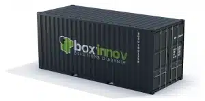 Box'Innov propose la location d'un conteneur de stockage de 20 pieds.