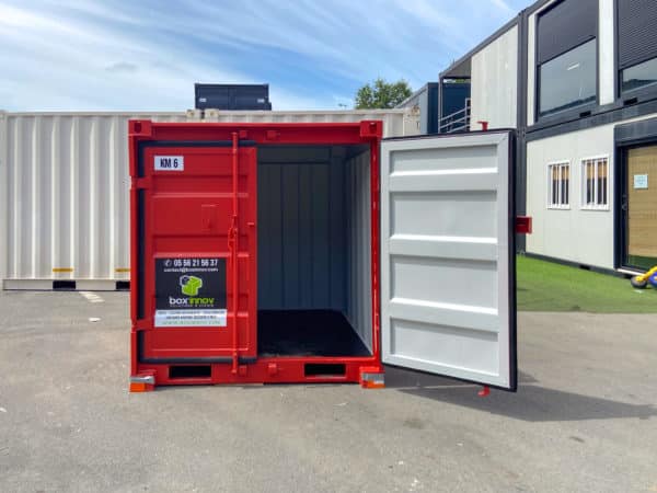 container stockage 6 pieds ouverture