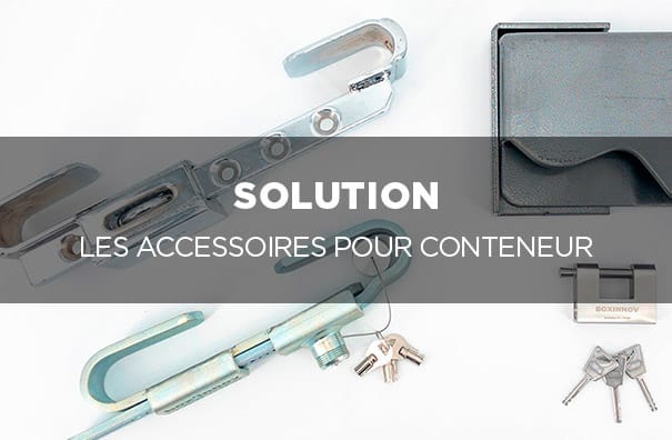 Accessoires pour conteneur maritime