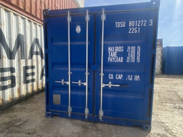 Container 20 pieds double porte