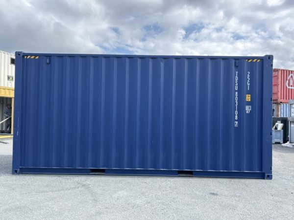 Container maritime 20 pieds High Cube 1er voyage