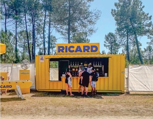 conteneur bar ricard