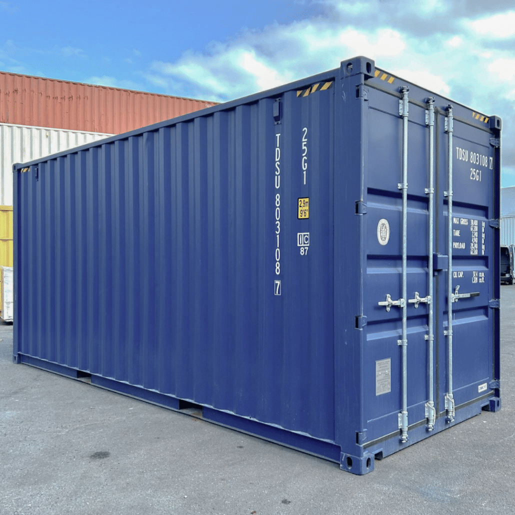 Container maritime 20 pieds high cube dimension