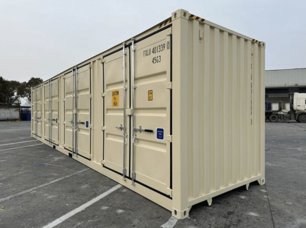 gardes meubles en container 40 pieds high cube