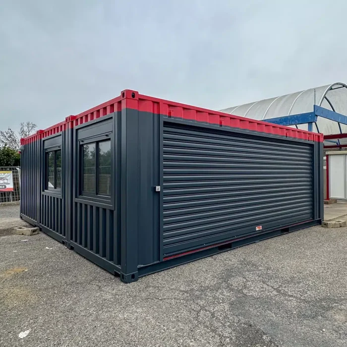 installation container garage aménagé