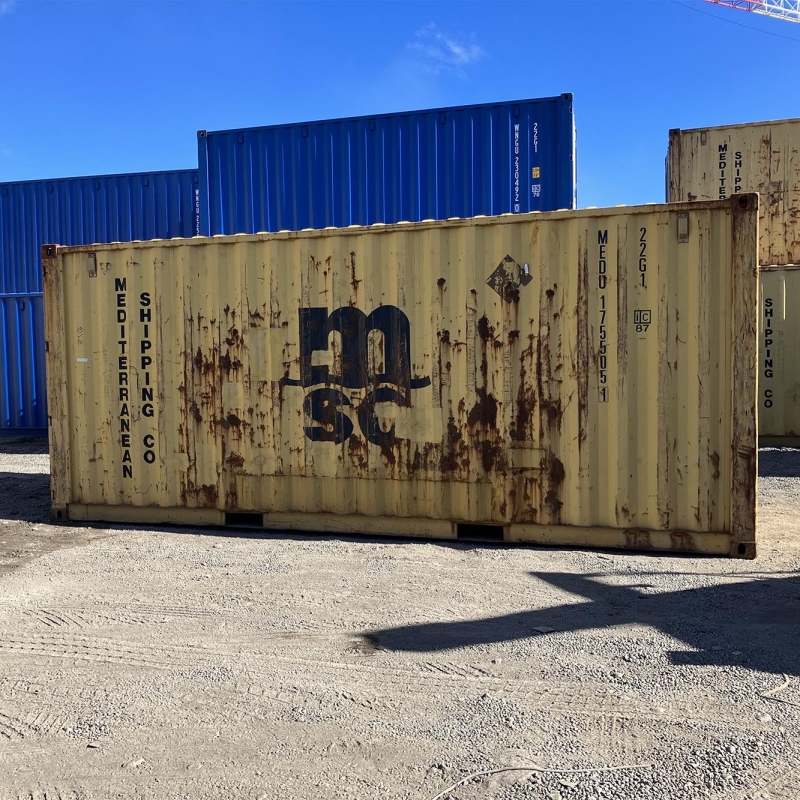 Container 20 pieds occasion disponible à l'achat à la Réunion